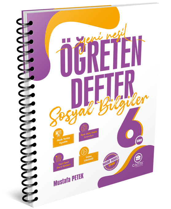 6. Sınıf Sosyal Bilgiler Öğreten Defter
