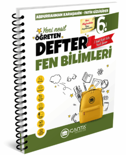 6. Sınıf Fen Bilimleri Öğreten Defter