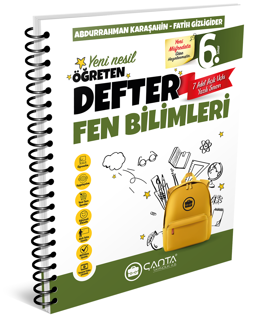 6. Sınıf Fen Bilimleri Öğreten Defter