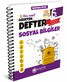 6. Sınıf Sosyal Bilgiler Öğreten Defter