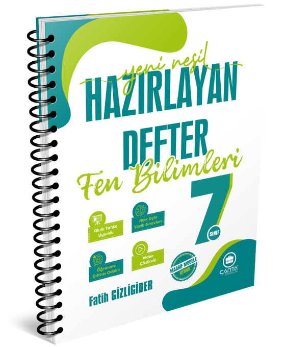 7. Sınıf Fen Bilimleri Hazırlayan Defter