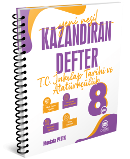 8. Sınıf T.C İnkılap Tarihi ve Atatürkçülük Kazandıran Defter