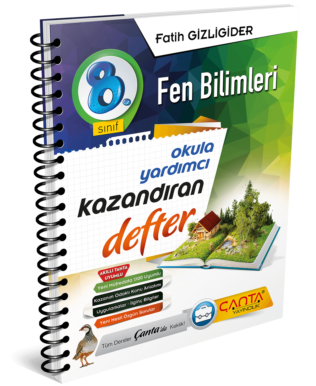 8 Sinif Fen Bilimleri Kazandiran Defter Canta Yayinlari