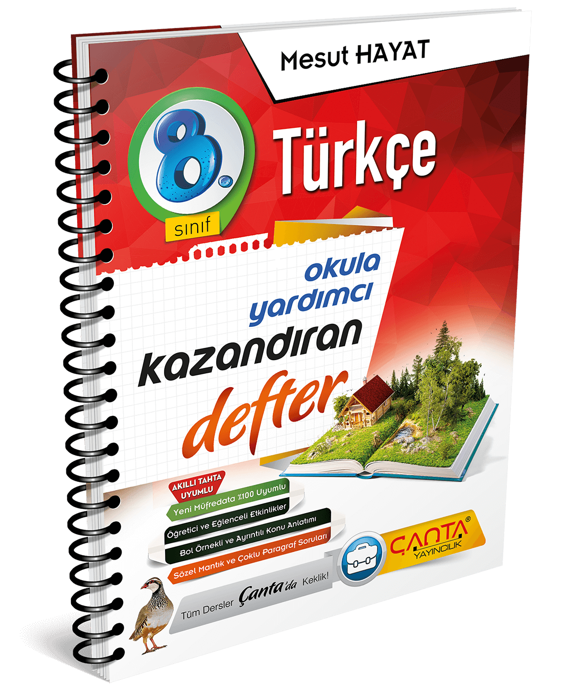 8 Sinif Turkce Kazandiran Defter Canta Yayinlari
