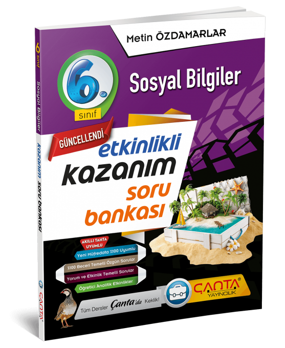 6 Sinif Sosyal Bilgiler Etkinlikli Kazanim Soru Bankasi Canta Yayinlari