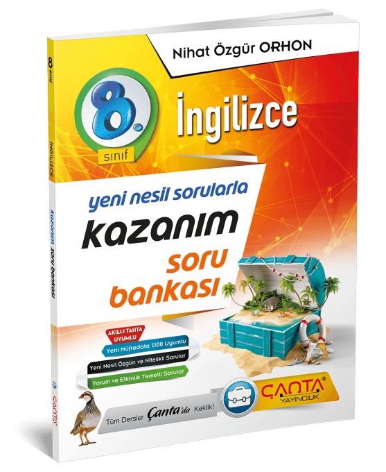 8. Sınıf – İngilizce Kazanım Soru Bankası | Çanta Yayınları