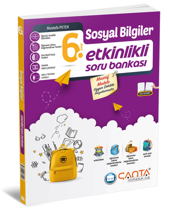 6. Sınıf Sosyal Bilgiler Etkinlikli Kazanım Sıralı Soru Bankası