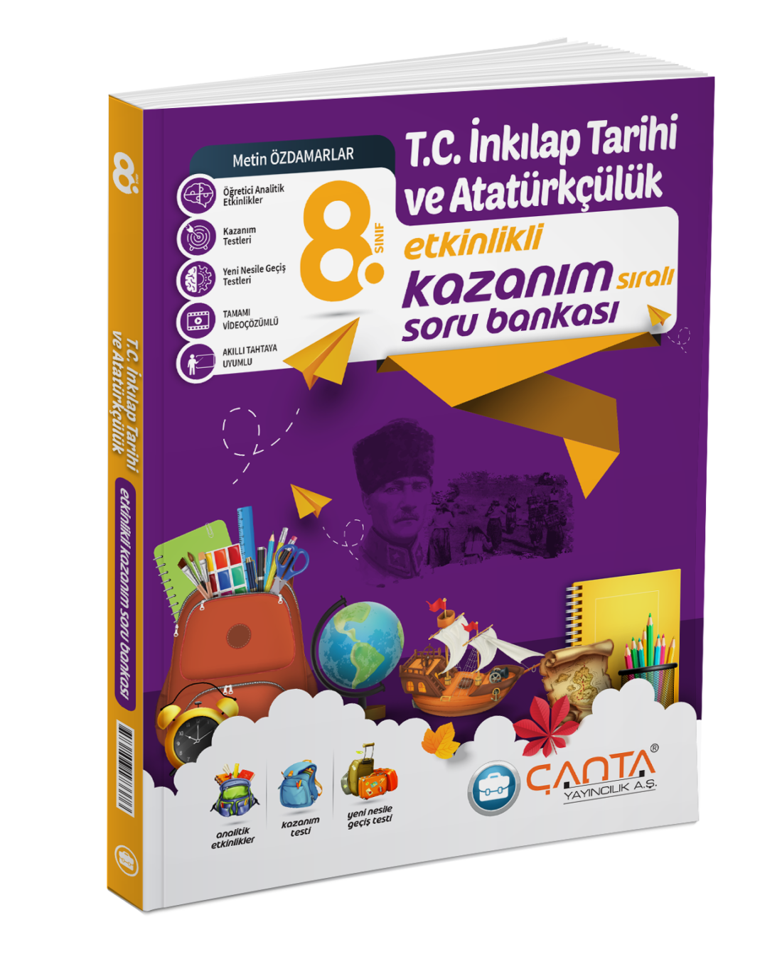 8.Sınıf – T.C. İnkılap Tarihi ve Atatürkçülük Etkinlikli Kazanım Sıralı Soru Bankası